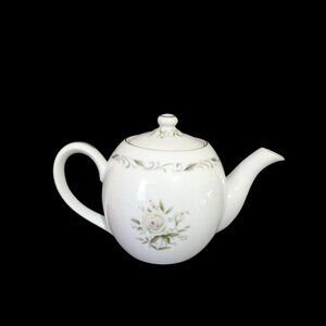 Diamond China Romance Floral Teapot Made In Japan Vintage Porcelain 6 Cup Pre-Ow